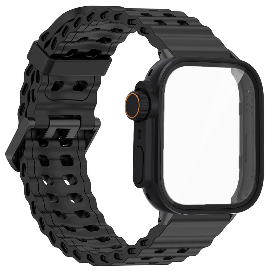 Marine Strap+PC Case for Huawei Watch Fit4 4 Pro Two-tone Strap Ghange To Ultra Cover for Huawei Fit 3 Smartwatch Accessories