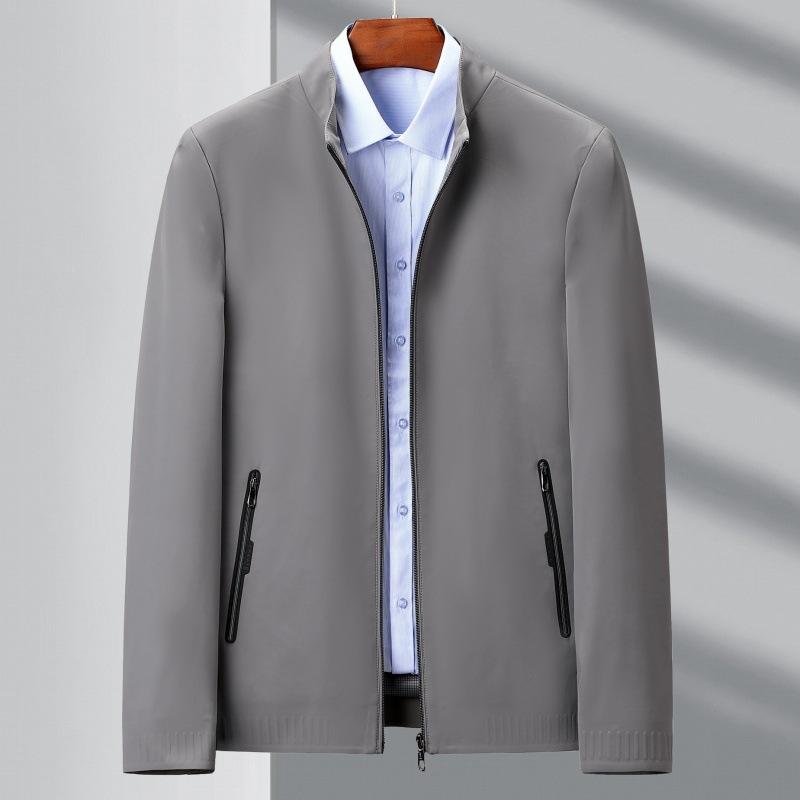 

Мужские весенние и осенние тонкие мужские пиджаки с лацканами, пиджаки для руководителей, одежда для пап среднего возраста, деловые топы для государственных служащих 195