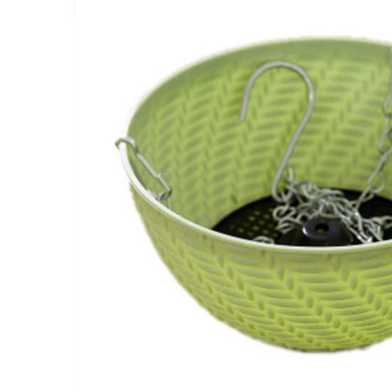 1 Set Flowerpot Eco-friendly Eye-catching Plastic Hanging Basket Flowerpot for Dorm