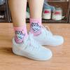 Women's Trendy Cartoon Tiger Kitten Mid-Calf Socks, Spring/Autumn