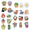 Animal Cartoon Colorful And Plant Themed Brooches Unique Fashion Accessories Set