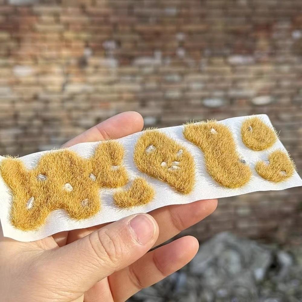 5mm Irregular Grass Miniature Landscape Lawn Model Building Sand Table Turf  Building Models