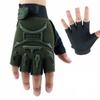 1Pair Kids Half Fingerless Gloves Non-Slip Gloves Adjustable Sports Gloves for Boys Girls Fishing Biking Exercise Roller Skating