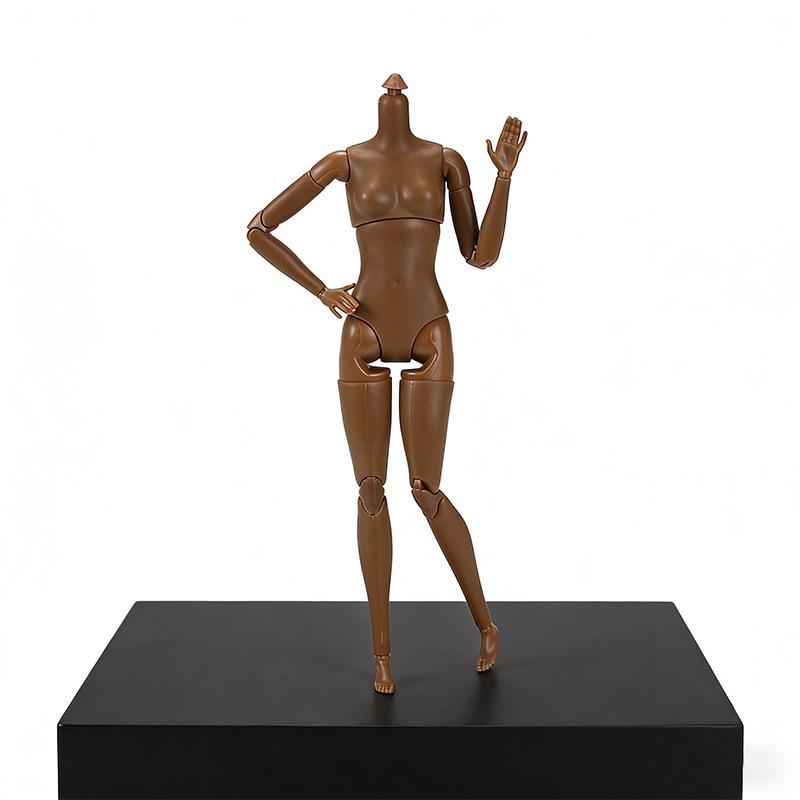 1/6 Scale Multi-Joint Bjd Female Body Super Model Nude Action Figure Home Decor Normal Skin Body For Custom Figure Making & Diy
