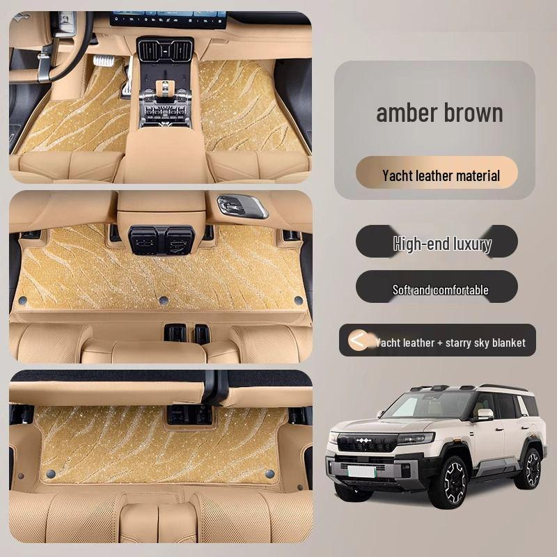 Fang Cheng Bao 8 Car Floor Mats: Full Coverage for 2025 Model, 6 or 7-Seater