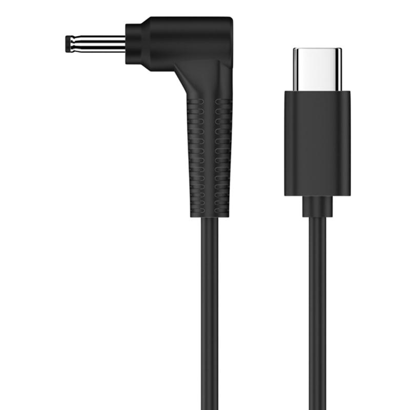 150cm Elbow DC 3.0x1.1mm To Type-C Converter Cable 20V Power Adapter Cord