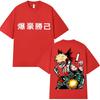 Anime My Hero Academia Katsuki Bakugo T Shirts Men Women Vintage Harajuku Manga T Shirt Pure Cotton Casual Tees Streetwear