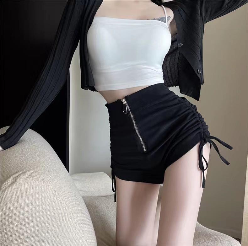 

Women s High-Waisted A-Line Zipper Skort - Petite Summer Short XL