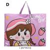 Large Capacity Waterproof Oxford Cloth Cartoon Kids Quilt Storage Bag For Clothes Quilts