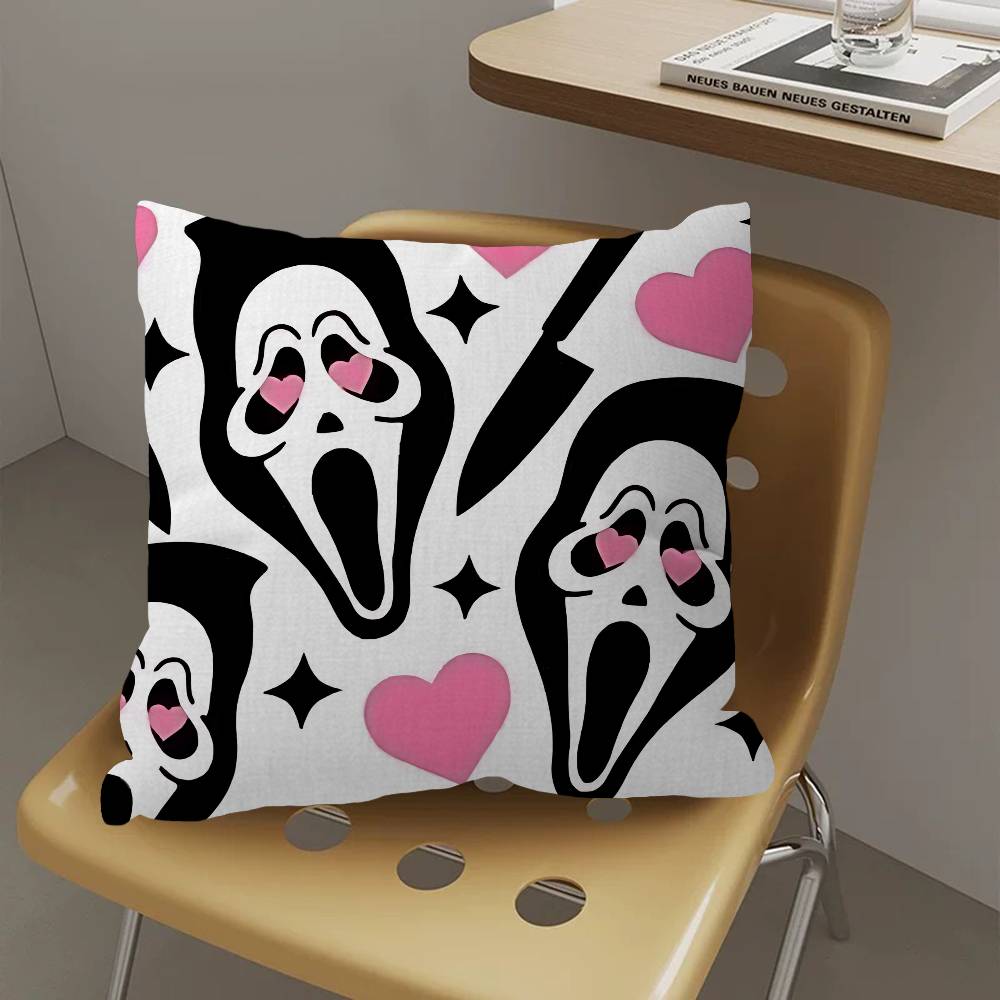 S-SCREAMS Horror Movie Pillowcases Home Bedding Decorative Pillow Cover Wedding Super Soft Pillow Case