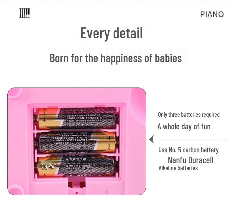 Douyin Live Kids' 37-Key Electronic Organ Toy - Educational Piano for Boys