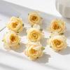 Fiori di Rosa Artificiali Fatti a Mano Materiale per Ghirlande Fai da Te Stile Ins Floreale Vintage Tea Decorazione Matrimonio Fiori Finti Oggetti di Scena per Foto Fiori Finti