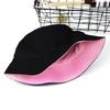 Fashion Women Flat Cotton Reversible Fisherman Sun Hat Bucket