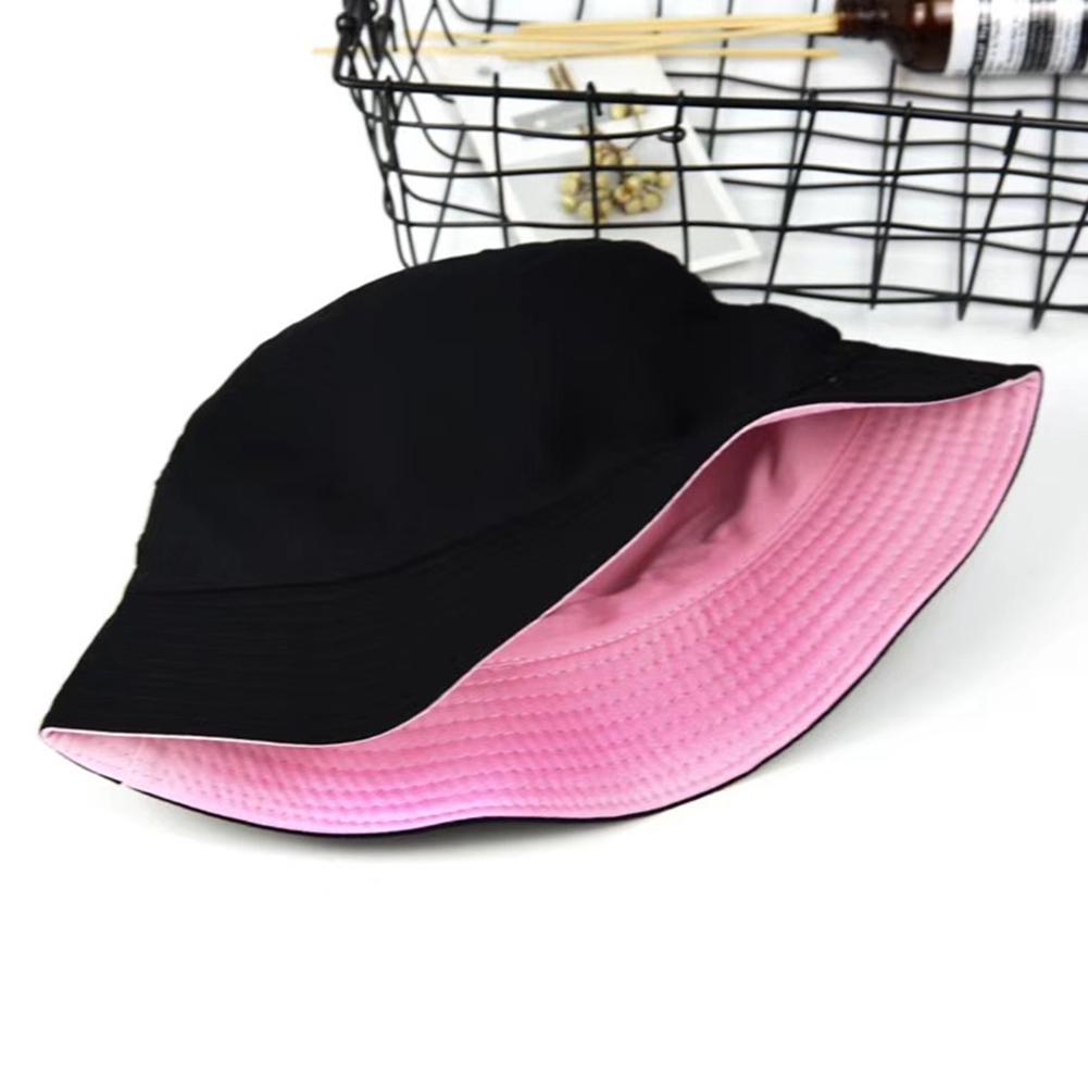 Fashion Women Flat Cotton Reversible Fisherman Sun Hat Bucket