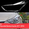 HeadLights Cover  for Hyundai Elantra Avante 2011-2016 Transparent Housing Front Headlights Lens Shell Glass Lampcover