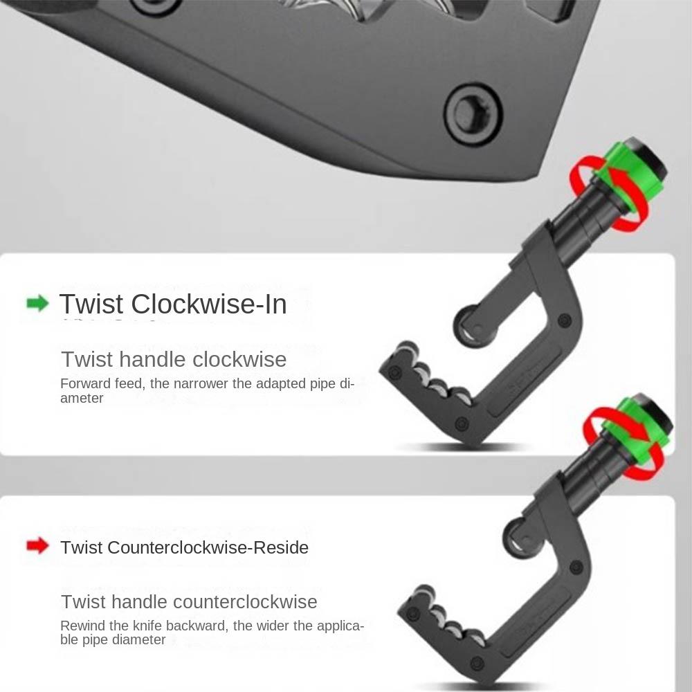 Nonslip Pipe Cutter Bearing Plumbing Hand Tool Multifunctional Tubing Cutter Tube Cutting Tool