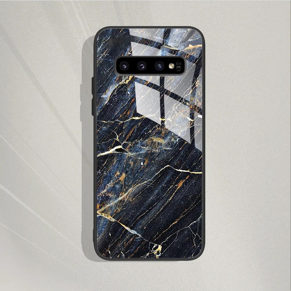 For Samsung Galaxy S10 S 10 Plus S10E Case Shockproof Tempered Glass Case Hard Back Cover Funda For Samsung S10 Case S 10 Bumper