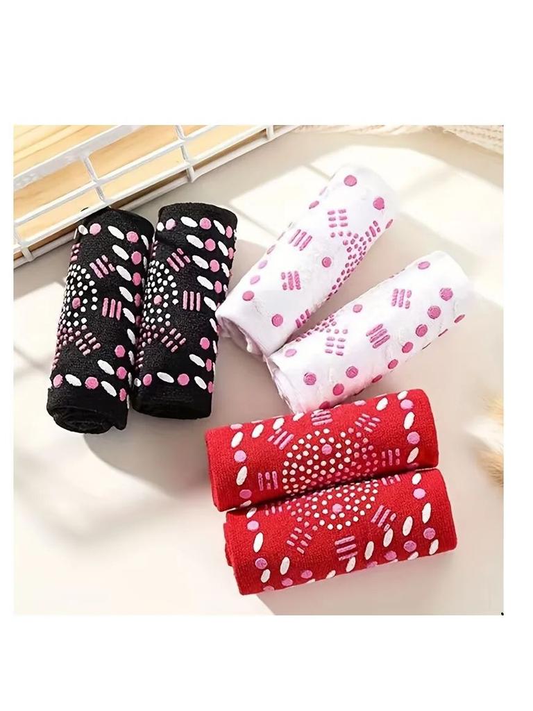 1/3Pairs Tourmaline Slimming Health Sock Winter Elastic Thermal Self-Heating Sock Health Care Socks Short Sock Magnetic Therapy