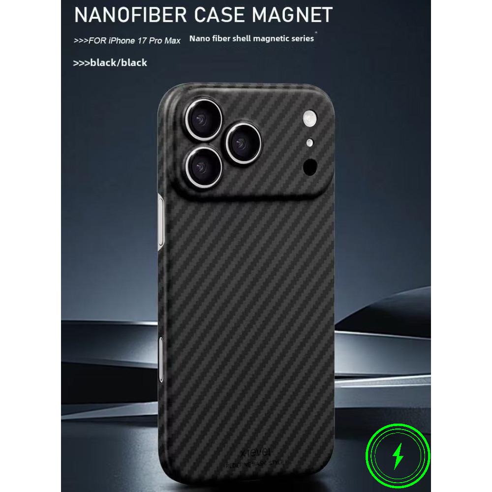

Чехол X-level из углеродного волокна 1500D для iPhone 17 Pro Max 17 Air, бизнес, ультратонкий, прочный, защитная крышка iPhone17