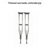 Adjustable Height Underarm Crutches for Rehabilitation - Thickened Stainless Steel, Double Crutches for Fracture and Disability Walking Aid