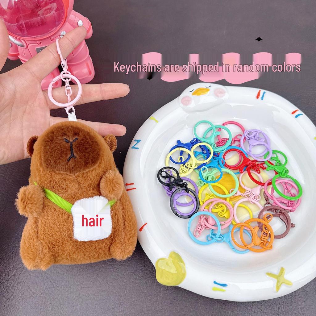 Capybara Anheng Plysjdukke Ryggsekk Nøkkelring - Internettkjendis Hot-Selling Veskeanheng
