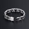 Hip Hop Copper Jewelry 12mm Diamond Icy Claw Bracelet Men's Cuban Chain Bracelet
