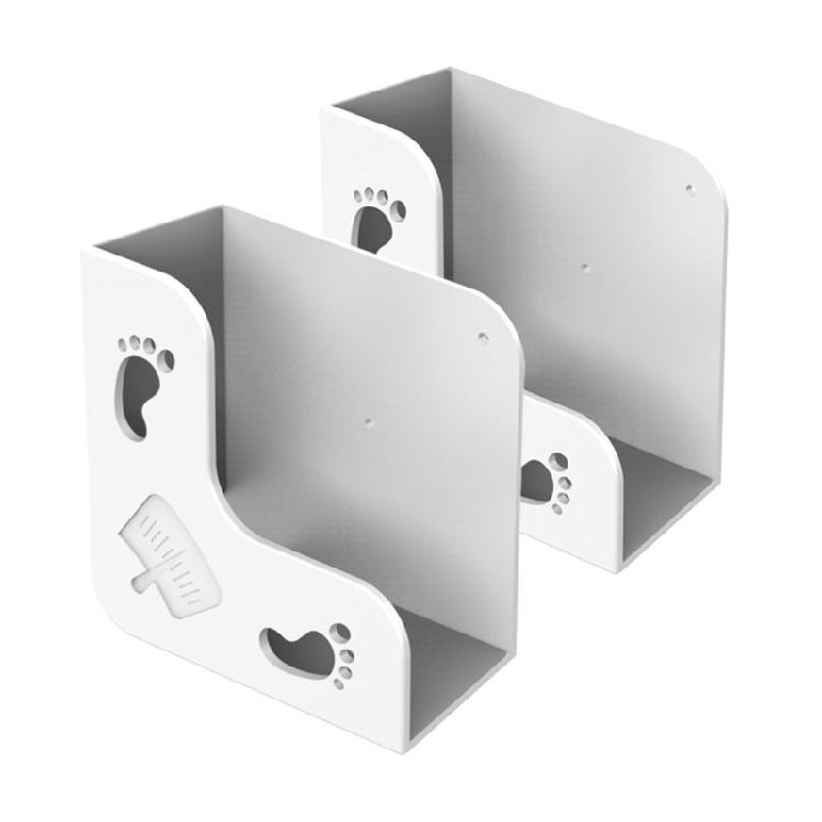 

Space Saving Wall Mount Storage Rack For Digital Body Weight Scales Adhesive Scale Stand Organizers белый