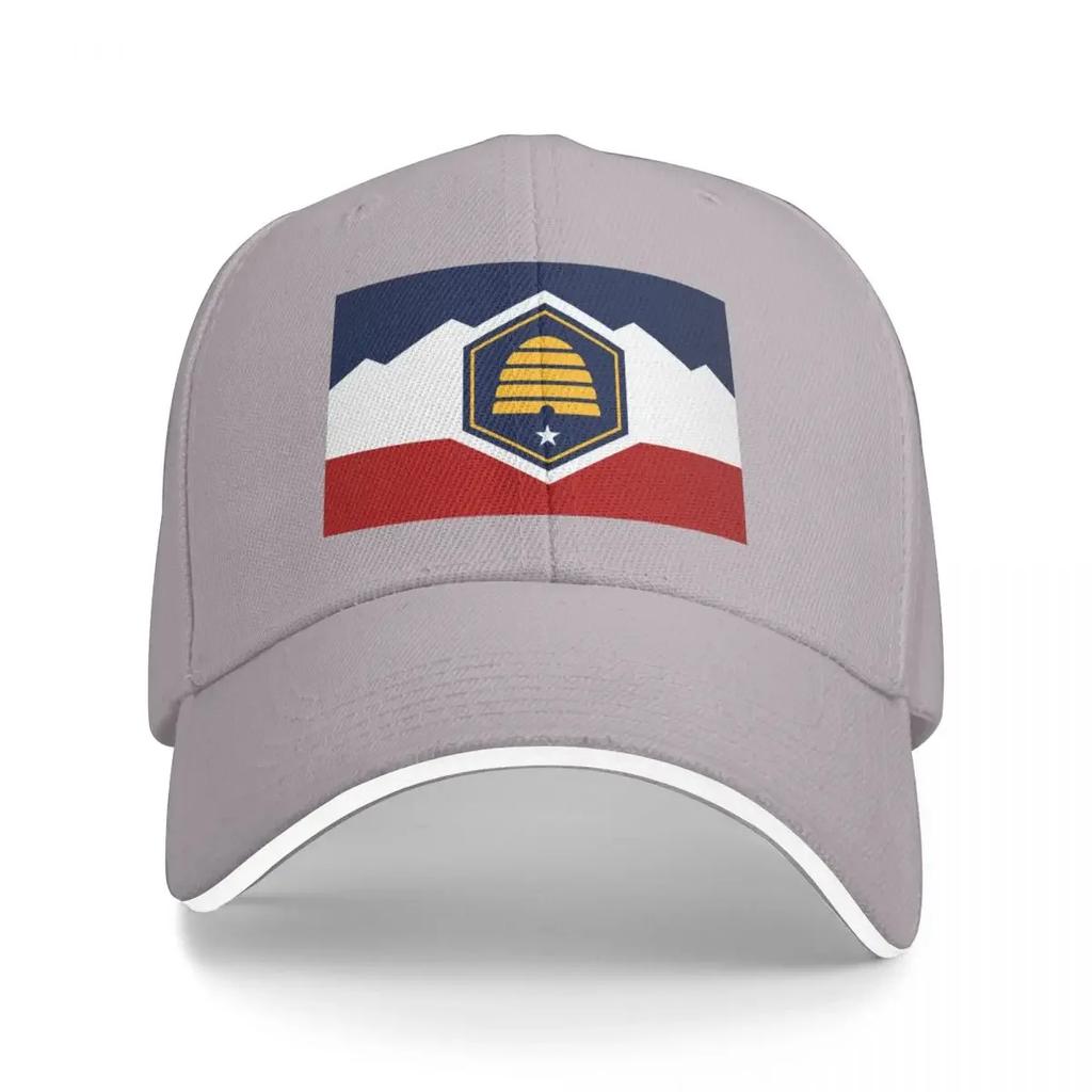 The New Utah State Flag Baseball Cap Sunscreen Big Size Hat Fishing Cap Hats for Unisex Women's Hats 2025 Men's