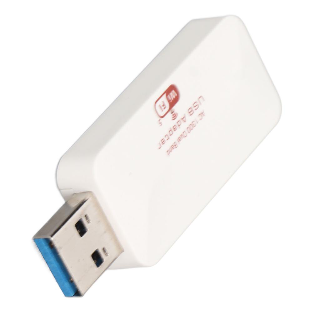 USB WiFi Adapter USB3.0 Dual Band 1300Mbp High Speed MU MIMO Soft AP Mode Wireless WiFi Adapter for PC Desktop Laptop