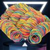 400 Multi Color Elastic Rubber Bands Mixed Sizes Practical Natural Latex Stretchable for Crafting Office and Kitchen Use