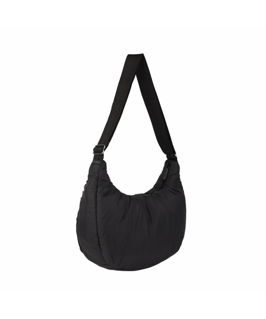 Lesportsac Classic Noir Large Crescent Shoulder Bag [1822.C395]