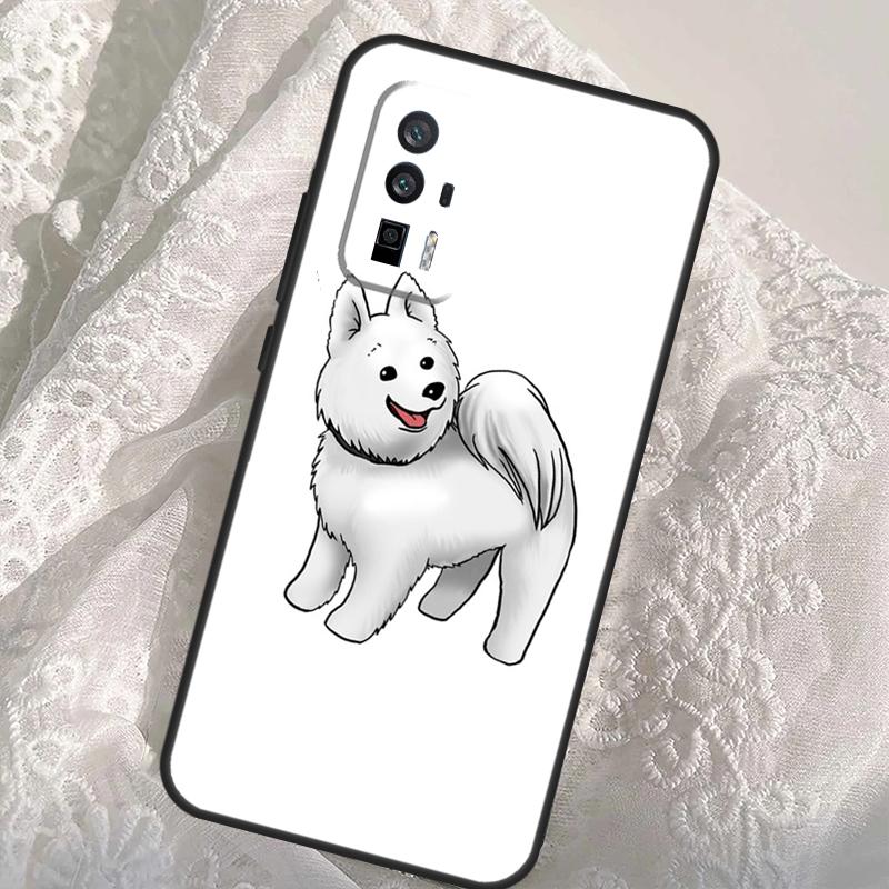 Cartoon Samoyed Dog Case For Xiaomi 13T 14T Pro 12T 11T 13 14 Ultra POCO X6 Pro M6 X3 X5 M5s F3 F5 F6 Cover