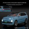 1:24 LEADING IDEAL ONE L9 SUV New Energy Vehicles Alloy Diecast Model Sound & Light Toy Display Ornament Children Toy Present