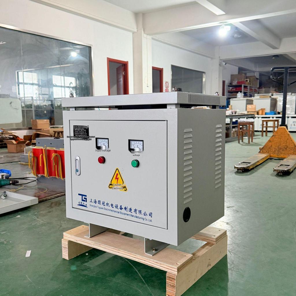 50KVA Dry Type Isolation Transformer, Three-Phase, 380V to 220V/415V/440V/480V/660V/690V, Step-Up