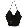 Vintage Lazy 2025 New Suede Scrub Commuter Simple Large Capacity Women's Tote Bag Shoulder Bag