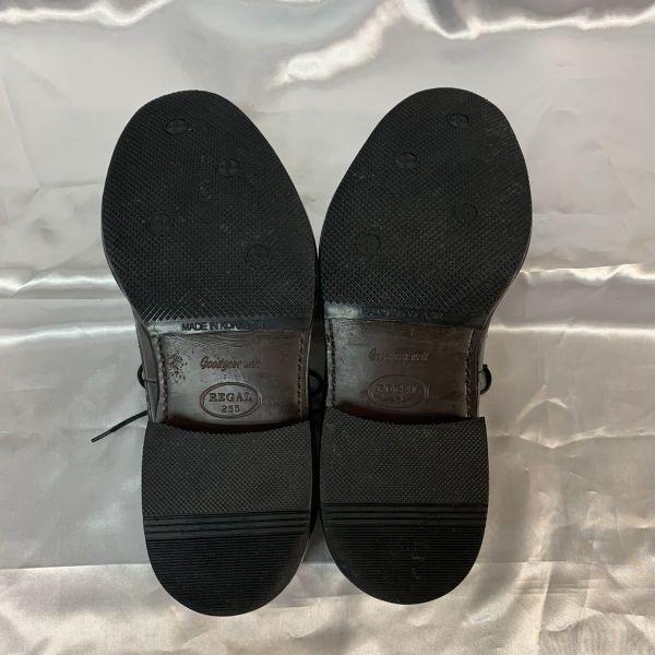 Regal Wingtip Leather Dress Shoes Black 25.5 EE(USED)