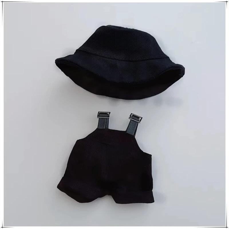 For Labubu 15-17 Cm V1v2 Outfit Accessories Mini Hat Overalls Set Decoration Small Clothes Children's Toys Birthday Gift