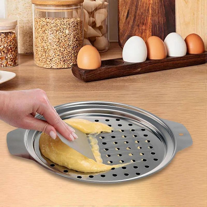 Spaetzle Maker Stainless Steel With Lid, Multifunction Spaghetti Strainer For Pots And Pans