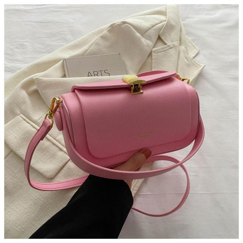 New Women's Bag, Korean Niche High-end Box Bag, Versatile Handbag, Small Carrying Bag, Single Shoulder Crossbody Bag
