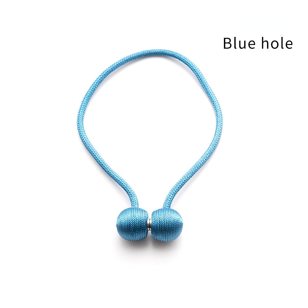 1Pc Magnetic Curtain Tieback High Quality Holder Hook Buckle Clip Curtain Tieback Polyester Decorative Home Accessorie WBL