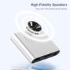 Mini MP3 Music Player Metal Clip-on Walkman Build In Speaker Rechargeable MP3 Player with Headphone Support TF Card for Students