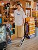 FLATWAVE IN SEOUL Kanoa Wide Cotton Banding Shorts Beige