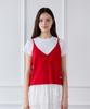 PINK PINEAPPLE Evening Tale Knit Top_Red