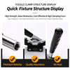 304E Ring‑style Quick Toggle Clamp Press‑type Handle Fixture Straight‑grip Accessory for Heat‑transfer Press Mug‑baking Machine