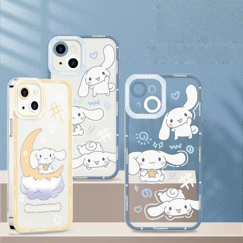 Pretty Cute Cinnamoroll Case For Xiaomi Redmi 15C Note 15 Pro 14C Note 14 13 12 10 11 Pro Plus 11S 13C 12C 5G 4G Clear Casing