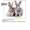 Creative Gift for Kids Room Decoration Cartoon Rabbit Wall Sticker Room  Waterproof PVC Bunny Decal  Modern Simple Style Decals Peel And Stick
