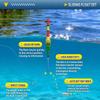 Set di Canna da Pesca Automatica Bobber per Lanci Facili Galleggiante Che Cambia Colore Accessori da Pesca