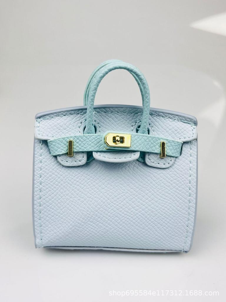 New mini candy color platinum bag pair touch blind box same bag earphone bag creative bag pendant key contrast color