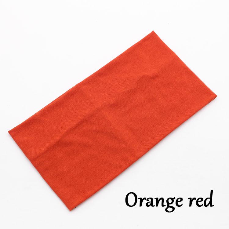 Bandeau large pour femme couleur bonbon style coréen: Bandeau de Sport Yoga Élastique Printemps/Été 2023