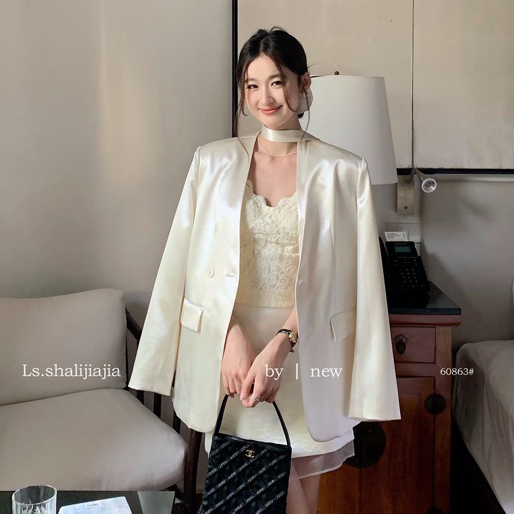 LS French Lace Sweet Slimming Dress - 2025 Summer Women's Fashion #21708